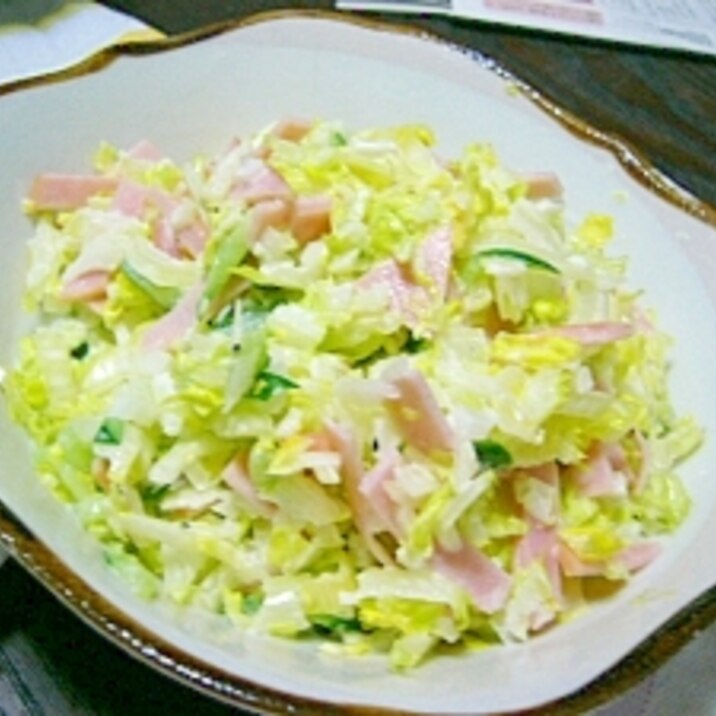 白菜で!(/・ω・)/白菜コールスロー☆